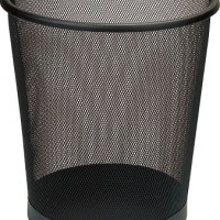 Round Metal Mesh Waste Basket for Hotel & Office (GPX-74-12)