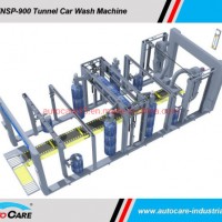 Belts Conveyor System Automatic Tunnel Car Washing Machine with Touch Screen Panel Shampoos Waxing B
