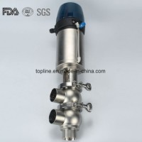 Stainless Steel Sanitary Pneumatic Reversing Valve with Welding Ends