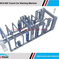 Fully Automatic Tunnel Car Washer with Touch Screen Panel Chain Conveyor Shampoos Waxing Drying Blow