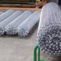 Metal Coil Drapery Rolls in Silver Color