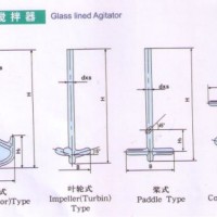 Glass Lined Agitator for Glass Lined Reactor