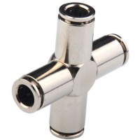 Pza Type Tube Quick Joints Copper Fitting 4 Four Way Cross Pipe Connector