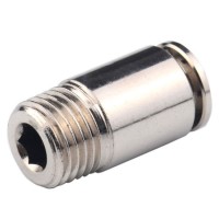 Poc Copper Coupling Male Threaded Cylinder Connectors Pneumatic Fitting
