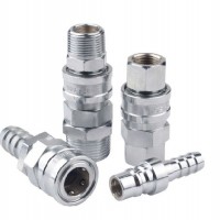 Large Flow Pneumatic Quick Release Coupler Air Tube Connector