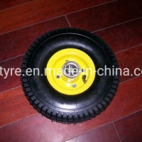 Best Quality Metal Rim 4pr Tyre Pneumatic Rubber Wheel for European Market (3.50-4)