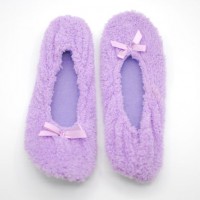 Purple Color Dancing Shoes for Handle Made