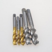 High Quality HSS Titanium-Plated Solid Carbide Spiral Flute Taps M6*1.0