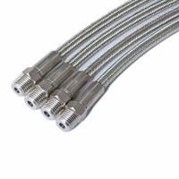 High Pressure/Temperature Metal Hose with Fittings or Belows Joint