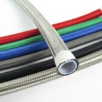 Stainless Steel Wire Braided PTFE High Pressure Hydraulic Hose and Assembly SAE100 R14