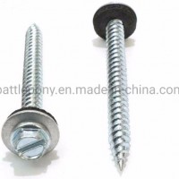 Slotted Hex Head/Hex Washer Head Self Drilling Screw with EPDM Washer