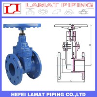 DIN3352/DIN3202 F4 Flanged Pn10/Pn16 Resilient Seated Gate Valve