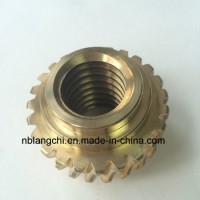 High Precision Customized Trapezoidal Aluminum Bronze Worm Wheel Nut Tr40X7