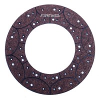 Fricwel Clutch Facing Lining Factory Price Disk Material Automobile Spare Parts Certificate Best Mat