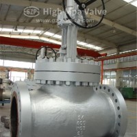 Industrial High Performance Carbon Steel Big Size Soft Seal Bolted Bonnet Globe Valve