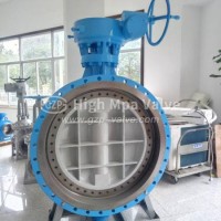 High Perfomance Wcb/CF8/CF8m Triple Offset Flange Butterfly Valve with Worm Gear Pneumatic Hydraulic
