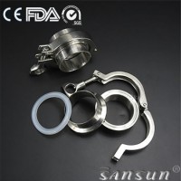 Sanitary Inox Pipe Fitting Hygienic Clamp Union/Triclamp Union Connector/Ferrule Set