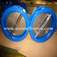 Ductile Iron SS304 Plate Non Return Dual Plate Check Valve