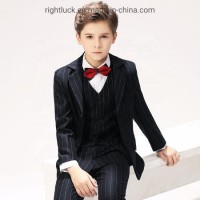 Boy`S Kid`S Suits 2PCS and 3PCS Set Blazer Tops Jacket Tuxedo School Uniform Cmt & OEM Wholesell Bus