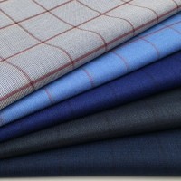 Textile Factory OEM Polyester Viscose Tr Suit Fabric Poly Rayon Chemical Fabric Good Quality Cheap P