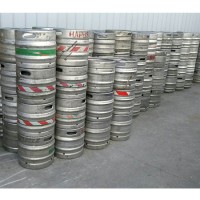 Beer Keg  Barrel with Stainless Steel  Used