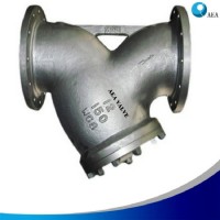 Cast Steel A216 Wcb Body 5 Micron Wire Meshes Stainless Steel Flanged ANSI/DIN Y Filter Strainer Ind