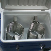 Portable Hotel Insulated Jockey Cooler Box with 2 Taps