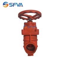 Sfva Brand Good Quality BS5163 Ductile Iron Metal Seat Grooved End Gate Valve