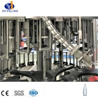500ml Pet Bottle 3-in-1 Water Filling Machine Mineral Spring Pure Liquid Filler Bottling Washing Cap
