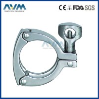 3PC Tri Three Pin Pipe Clamp Sanitary Stainless Steel Fitting