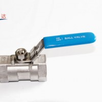 1000psi Stainless Steel 1PC Ball Valve for Industry