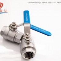 Two-Piece Stainless Steel 316 Ball Valve 1" 1000 Psi