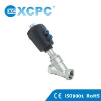 Xcp Customized Plastic Piston Valve Pneumatic Angle Seat Valve