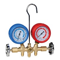 Mgb0236 CT-536 36" Brass Manifold Gauge with Sight Glass and Charging Hose