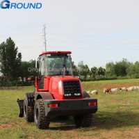 Popular new design 2Ton Wheel Mini Loader compact front loader with bucket