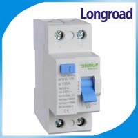 DIN-Rail Mounting Rated Current 100A Miniature RCCB with Short-Circuit Breaking 10ka