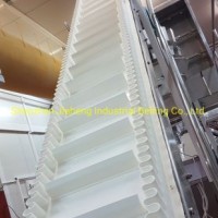 120mm Height Elevator Belts Corrugated Sidewall Belts High Cleat Powerful Transportation