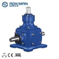 T Series Right Angle Spiral Bevel Gear Reducer From Aokman