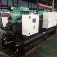 50ton R407c Bitzer/Hanbell Compressor Water Cooled Screw Chiller & Heat Pump/Siemens PLC Control Ind