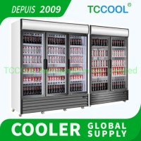 3 Door Refrigerated Cooler with Fan Cooling System