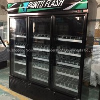 Glass Door Beverage Drink Commercial Cooler Display Refrigerator