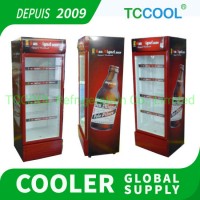 Commercial Vertical Glass Door Refrigerated Cooler for Beer Company