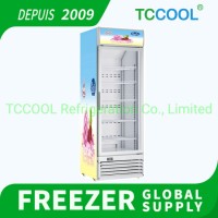 Commercial Refrigerated Showcase Upright Single Door Freezer