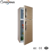 198L Direct Cooling Frameless Glass Panel Colorful Refrigerator