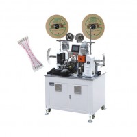 Both End Flat Ribbon Cable Cutting Stripping Crimping Machine