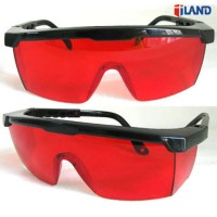 IPL High Optical Density of Wavelength 532nm ND: YAG Laser Safety Glasses Anti Radiation with Red Le