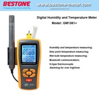 Temperature and Humidity Meter  Digital Thermometer  with Dew Point  Dew Point Temperature  with Blu