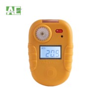 LCD Display Portable Single Gas Monitor for Oxygen with Sound Light Vibration