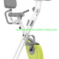 Indoor Folding Exercise Bike  Portable Adjustable Fitness Stamina Exercise Bike for Home Gym Cardio