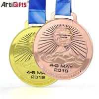 Factory Price High Quality Custom Champions Marathon Metal Sport Blank Gold Medal